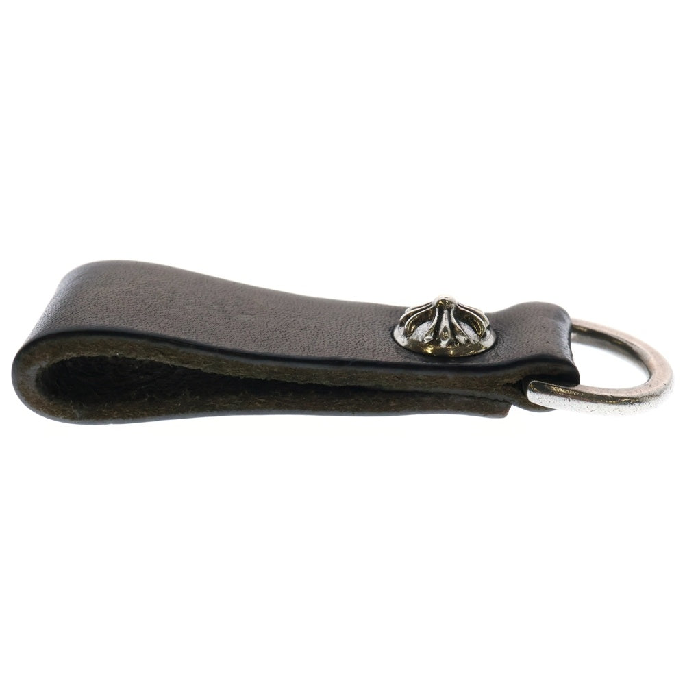 CHROME HEARTS(クロムハーツ) BELT LOOP D RING Dリング クロスボールベルトループ ブラック/シルバー BCA415