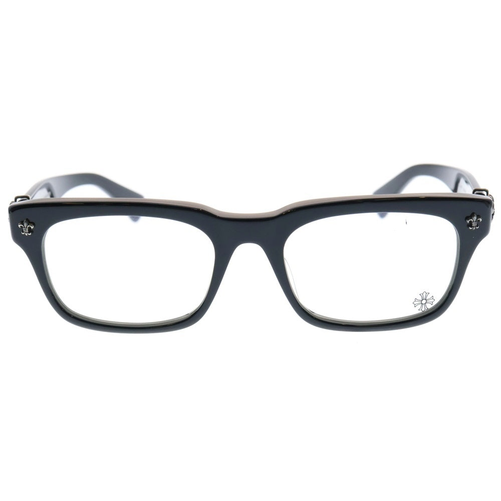 CHROME HEARTS(クロムハーツ) GITTIN ANY ?-A BSフレアテンプル ウェリントン型サングラス 眼鏡 ブラック