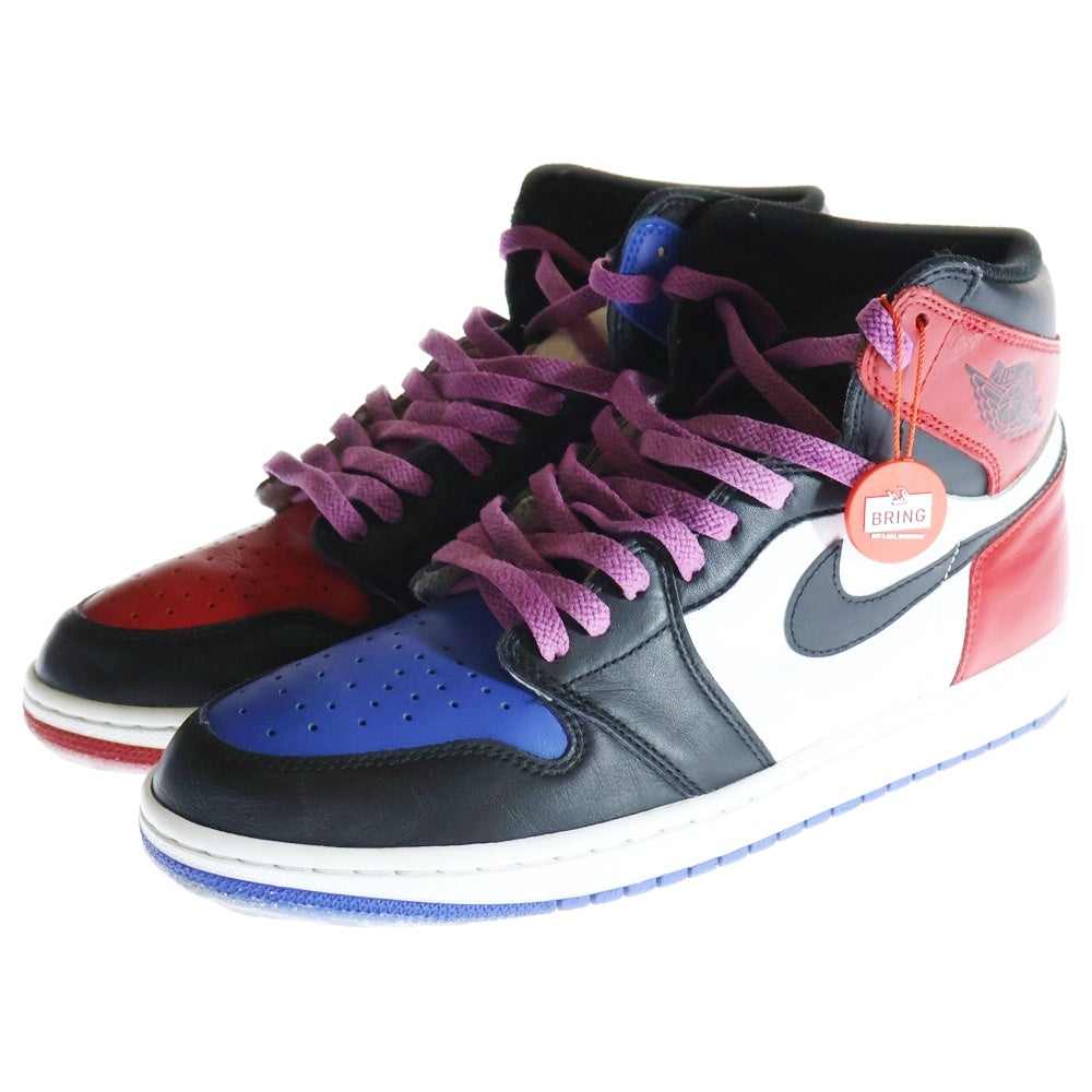 NIKE(ナイキ) AIR JORDAN 1 RETRO HIGH OG TOP 3 555088-026 エアジョーダン1 トップ3 ハイカットスニーカー レッド/ブラック/ブルー US11/29.0cm