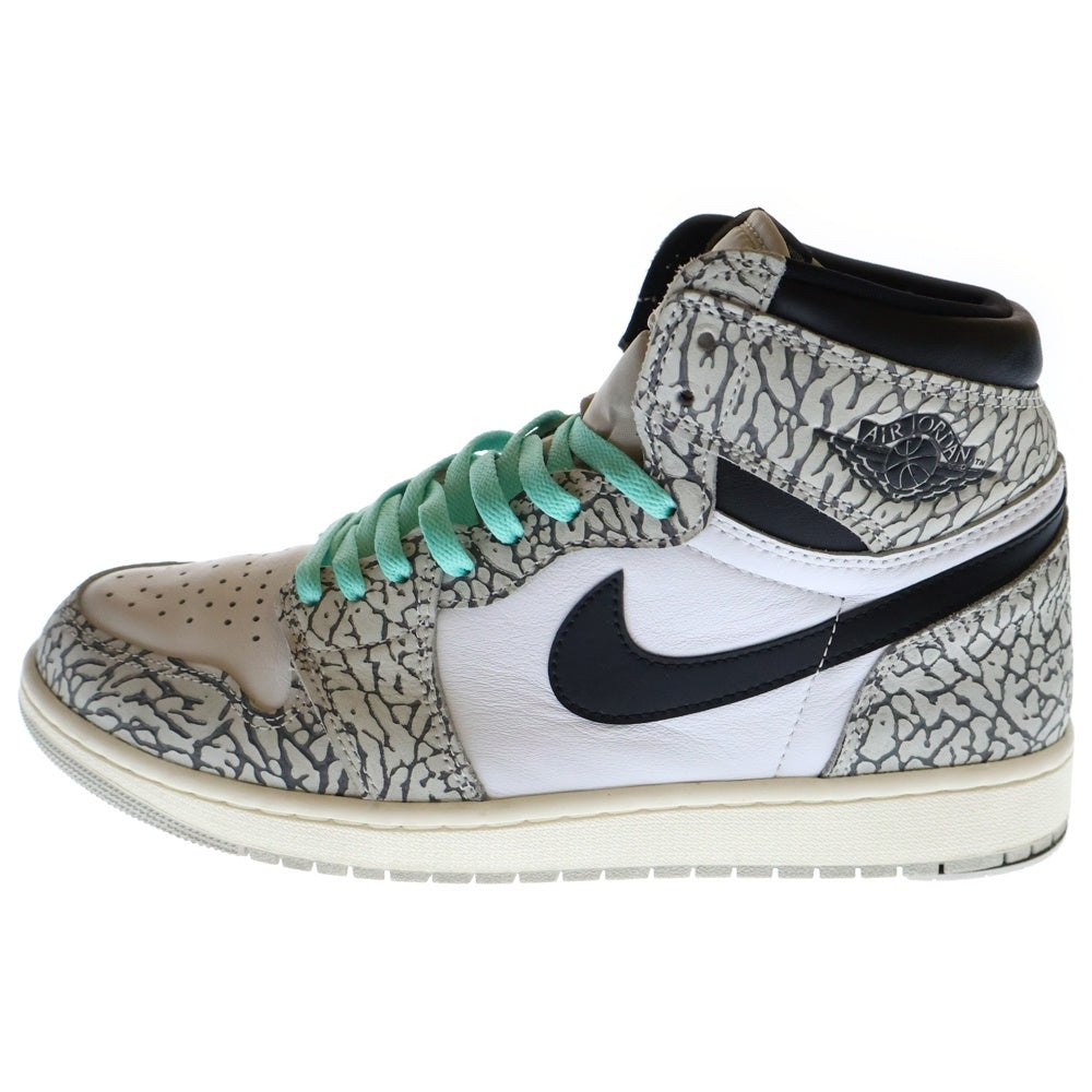 NIKE(ナイキ) AIR JORDAN 1 HIGH OG WHITE CEMENT DZ5485-052 エアジョーダン1 ホワイトセメント ハイカットスニーカー ホワイト/グレー US11/29cm