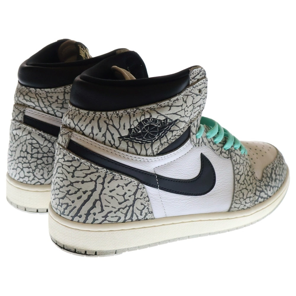 NIKE(ナイキ) AIR JORDAN 1 HIGH OG WHITE CEMENT DZ5485-052 エアジョーダン1 ホワイトセメント ハイカットスニーカー ホワイト/グレー US11/29cm
