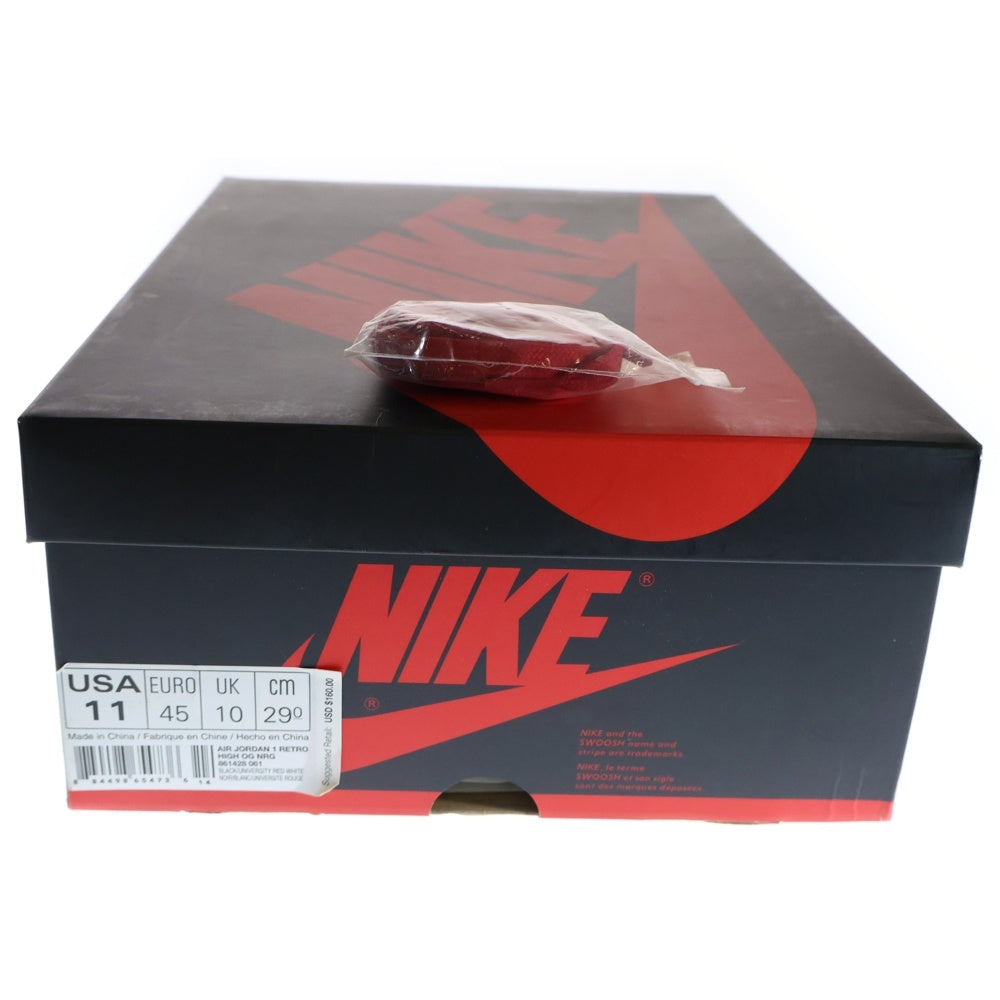 NIKE(ナイキ) AIR JORDAN 1 RETRO HIGH OG NRG オマージュトゥホーム 861428-061 エアジョーダン1 ハイカットスニーカー US11/29.0cm