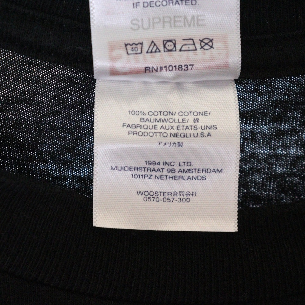 SUPREME(シュプリーム) 23SS Tonal Box Logo Tee トーナルボックスロゴプリント半袖Tシャツ カットソー ブラック
