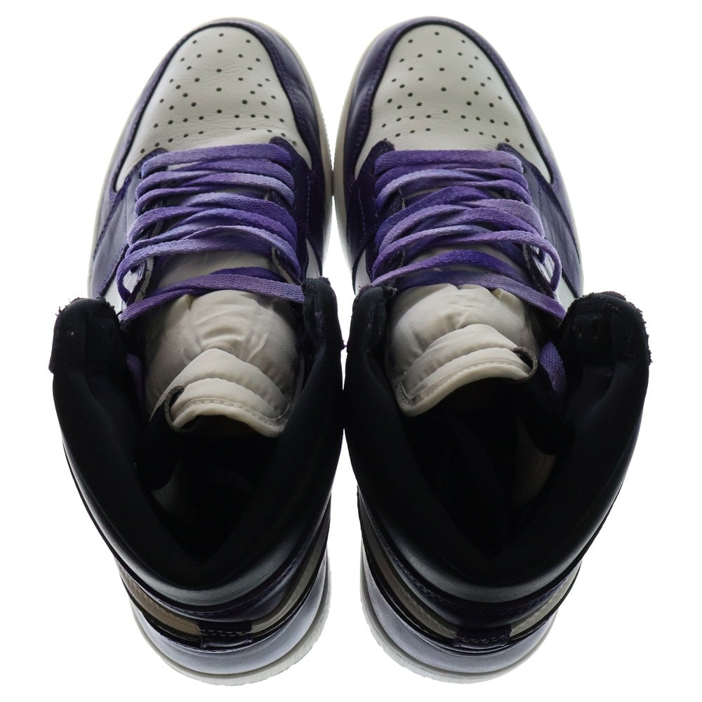 NIKE(ナイキ) AIR JORDAN 1 RETRO HIGH OG COURT PURPLE 555088-500 エアジョーダン1 コートパープル ハイカットスニーカー ホワイト/パープル US11/29.0cm