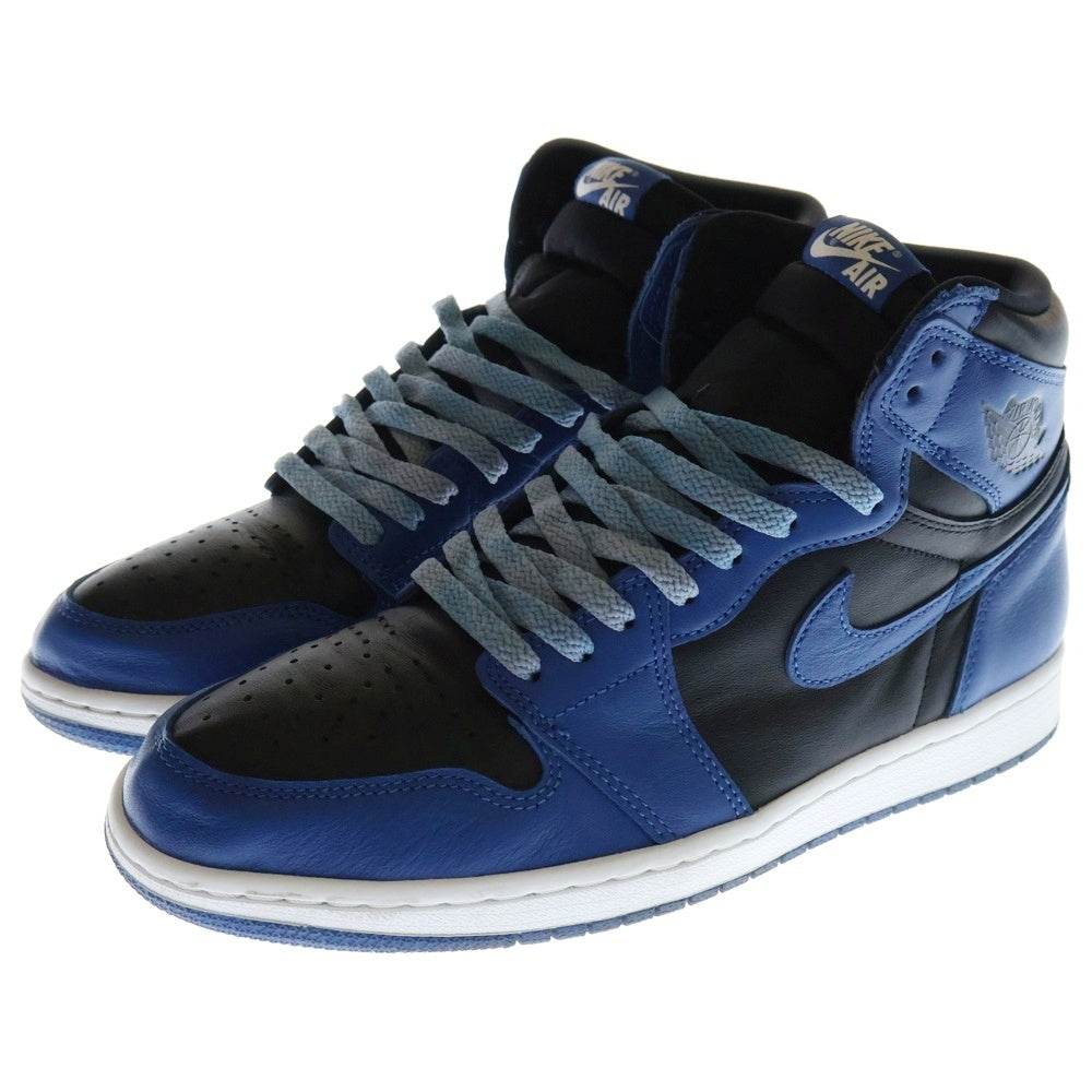NIKE(ナイキ) AIR JORDAN 1 RETRO HIGH OG DARK MARINA BLUE 555088-404 エアジョーダン1 レトロ ダークマリーナブルー ハイカットスニーカー ブラック/ブルー US10.5/28.5cm