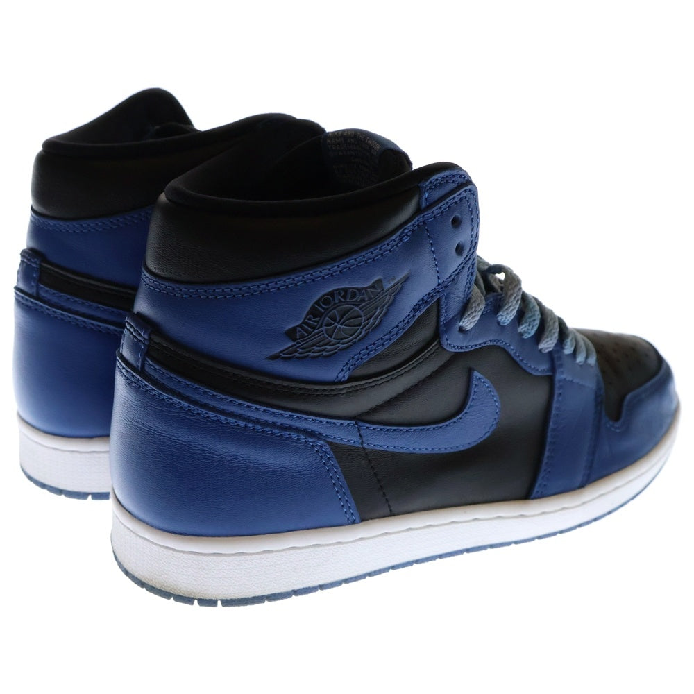 NIKE(ナイキ) AIR JORDAN 1 RETRO HIGH OG DARK MARINA BLUE 555088-404 エアジョーダン1 レトロ ダークマリーナブルー ハイカットスニーカー ブラック/ブルー US10.5/28.5cm