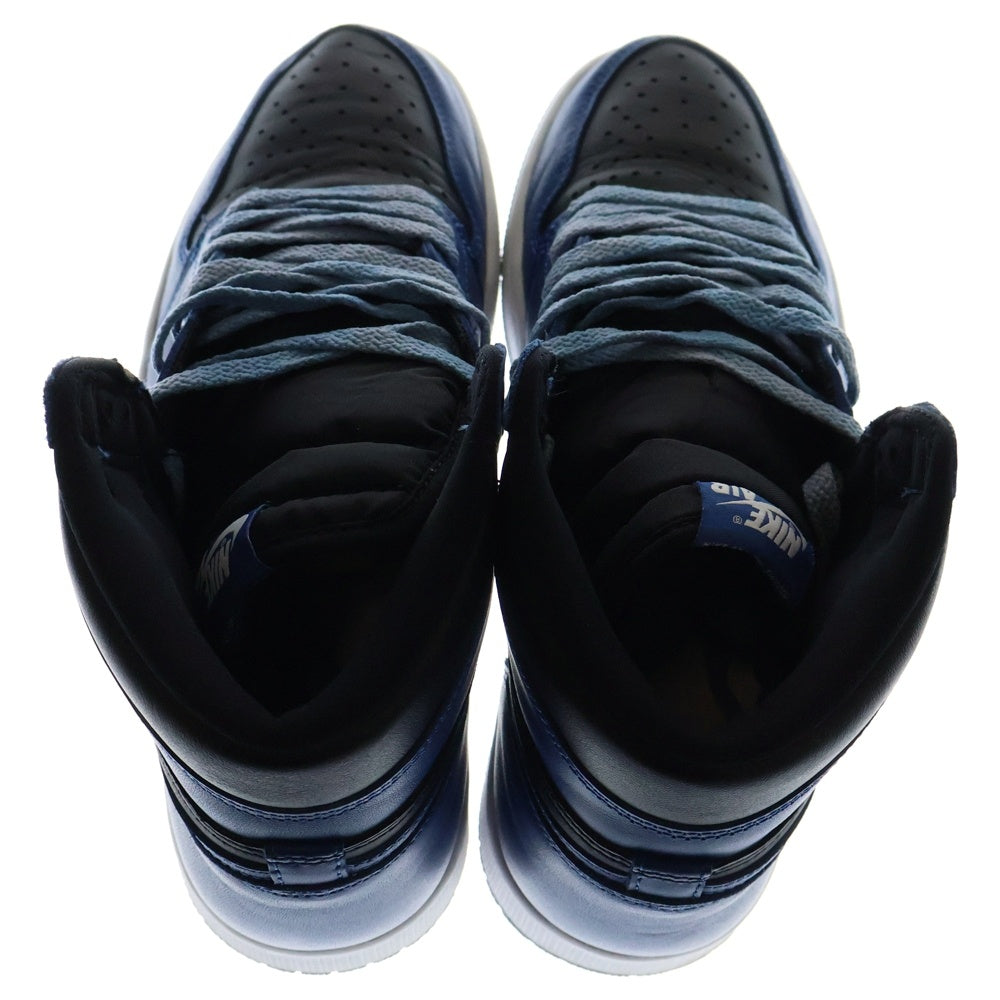 NIKE(ナイキ) AIR JORDAN 1 RETRO HIGH OG DARK MARINA BLUE 555088-404 エアジョーダン1 レトロ ダークマリーナブルー ハイカットスニーカー ブラック/ブルー US10.5/28.5cm