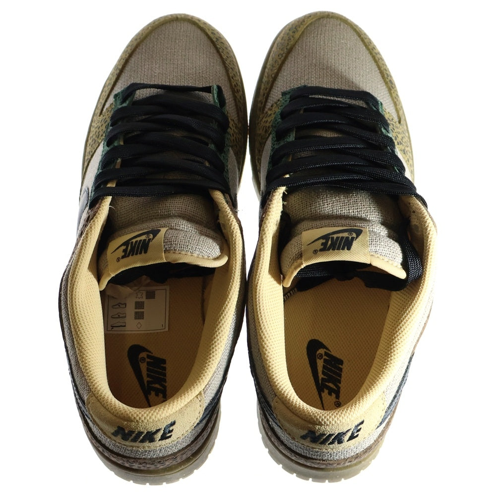 NIKE(ナイキ) DUNK LOW SAFARI DX2654-200 ダンク ロー サファリ ローカットスニーカー ブラウン US11/29.0cm
