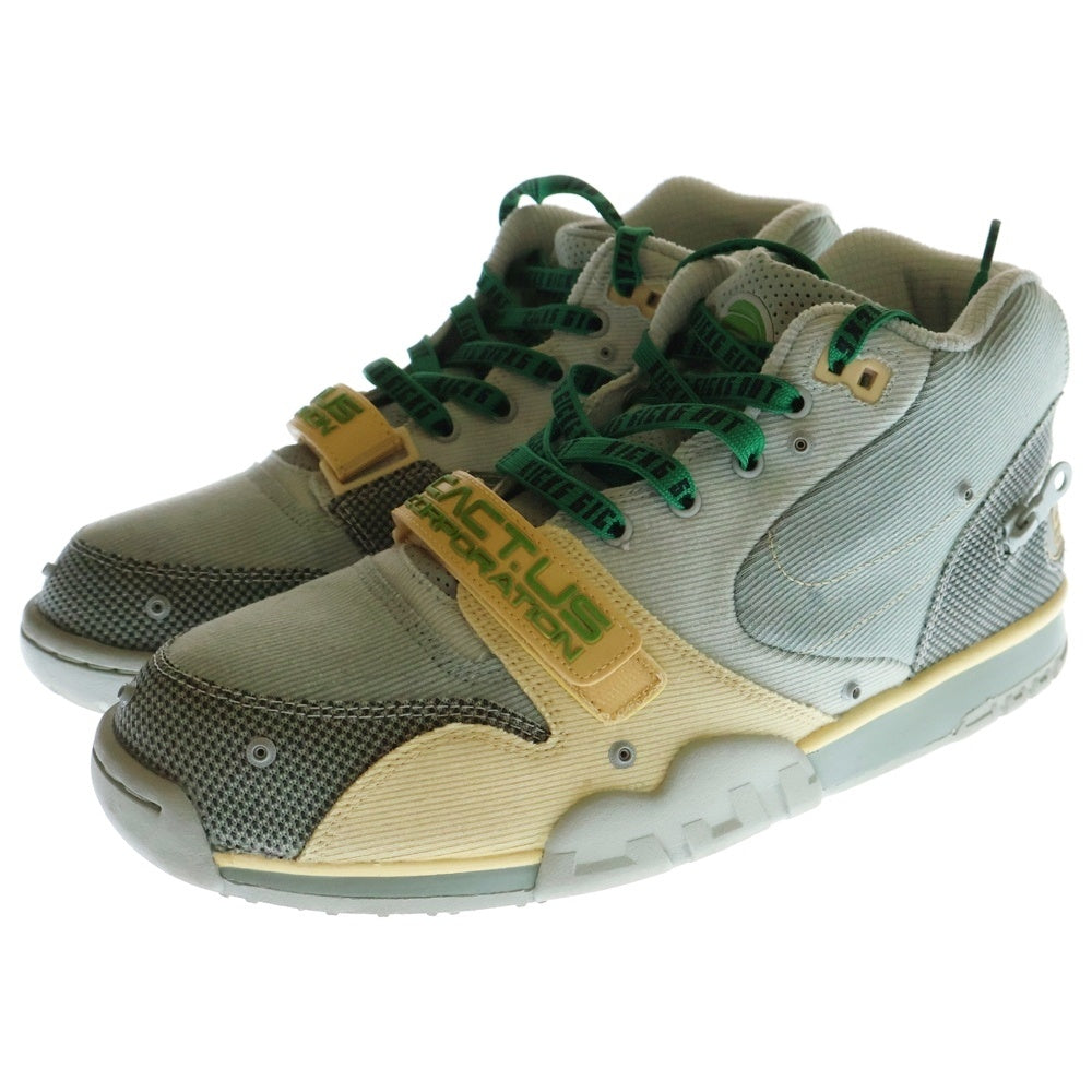 NIKE(ナイキ) ×TRAVIS SCOTT AIR TRAINER 1 SP CACTUS JACK GREY HAZE DR7515-001 トラヴィススコット エアトレーナー1 カクタスジャック ハイカットスニーカー US11/29.0cm