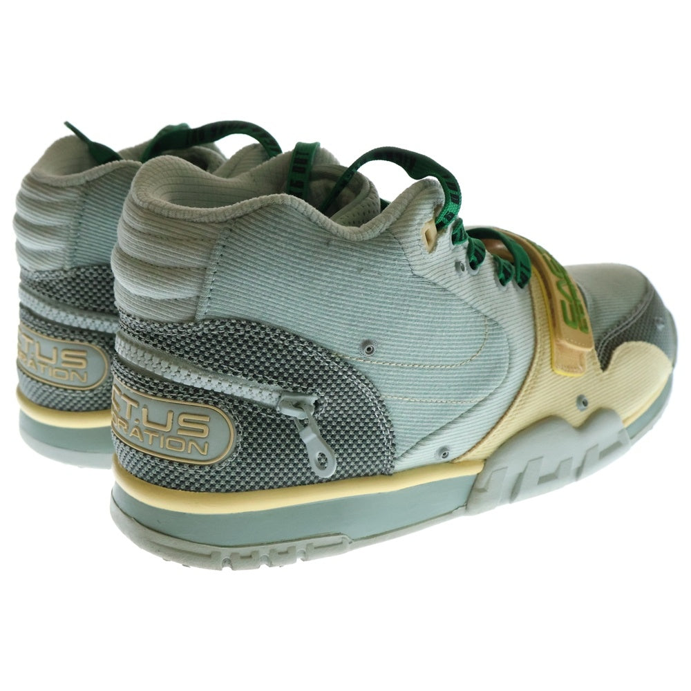 NIKE(ナイキ) ×TRAVIS SCOTT AIR TRAINER 1 SP CACTUS JACK GREY HAZE DR7515-001 トラヴィススコット エアトレーナー1 カクタスジャック ハイカットスニーカー US11/29.0cm
