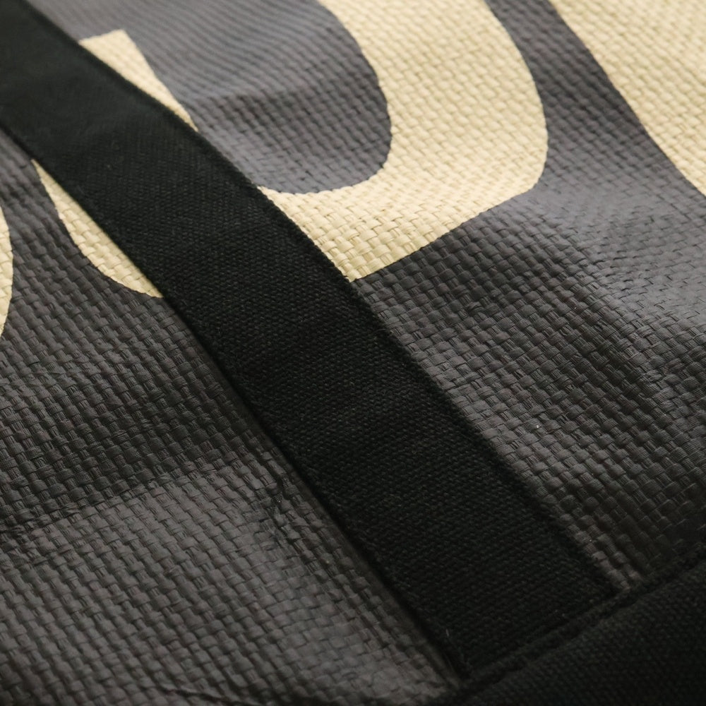 SUPREME(シュプリーム) 20SS Raffia Tote ラフィア ロゴ トートバッグ ブラック