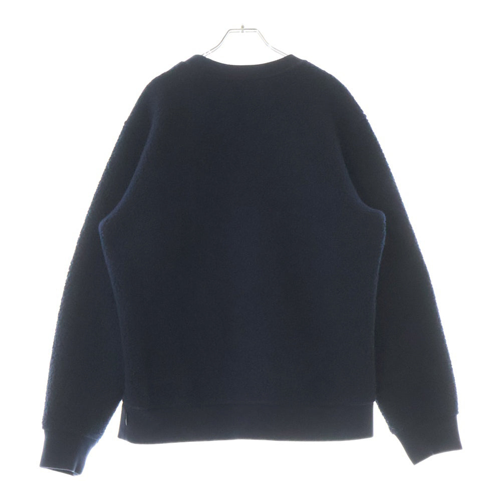 SUPREME(シュプリーム) 17AW Polartec Deep Pile Crewneck ポーラテック クルーネック フリース トレーナー ネイビー