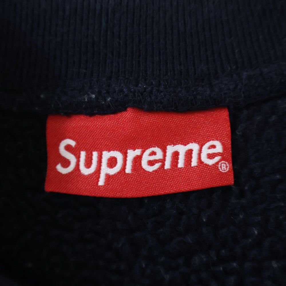 SUPREME(シュプリーム) 17AW Polartec Deep Pile Crewneck ポーラテック クルーネック フリース トレーナー ネイビー