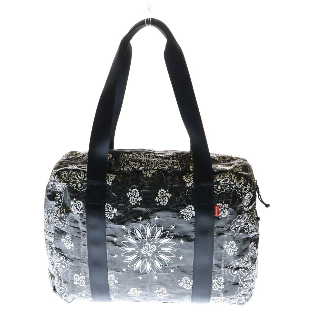 SUPREME(シュプリーム) 21SS Bandana Tarp Duffle Bag バンダナ タープ ダッフル バッグ ブラック