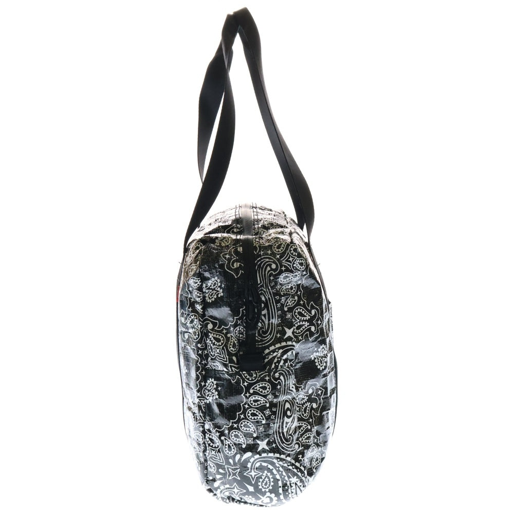 SUPREME(シュプリーム) 21SS Bandana Tarp Duffle Bag バンダナ タープ ダッフル バッグ ブラック