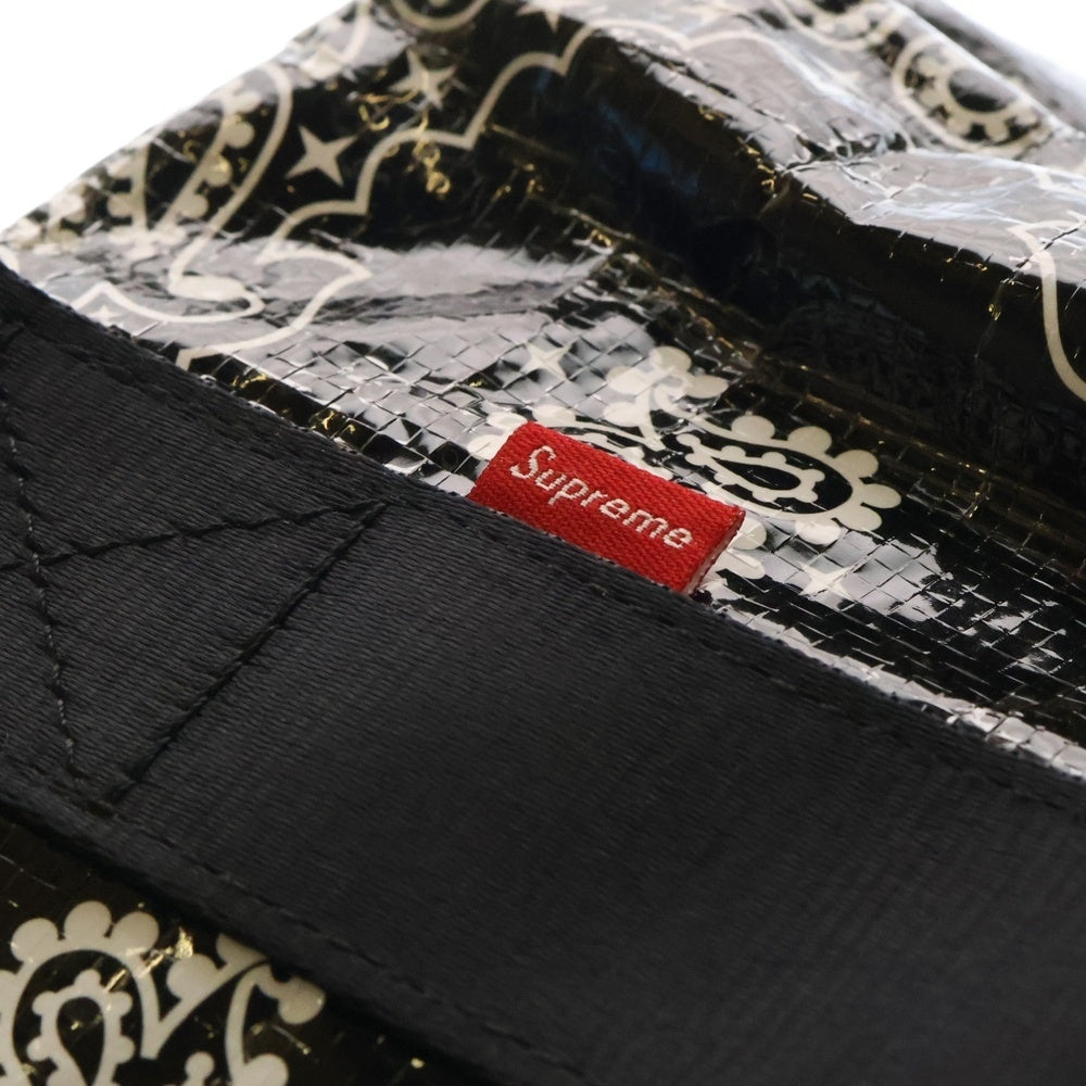 SUPREME(シュプリーム) 21SS Bandana Tarp Duffle Bag バンダナ タープ ダッフル バッグ ブラック