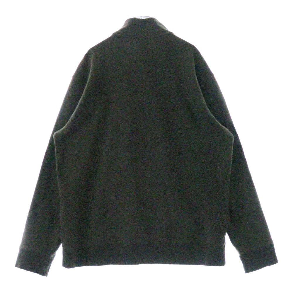CHROME HEARTS(クロムハーツ) GRP Y NOT2-TND 1/2 ZP PLVR ワイノット バーティカルロゴ ハーフジップスウェットトレーナー カーキ