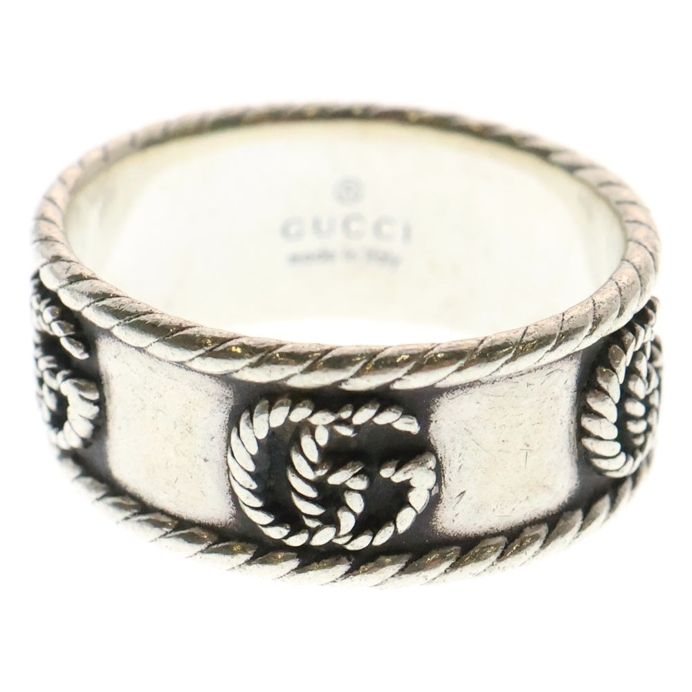 GUCCI(グッチ) ダブルGリング 指輪 627729 シルバー
