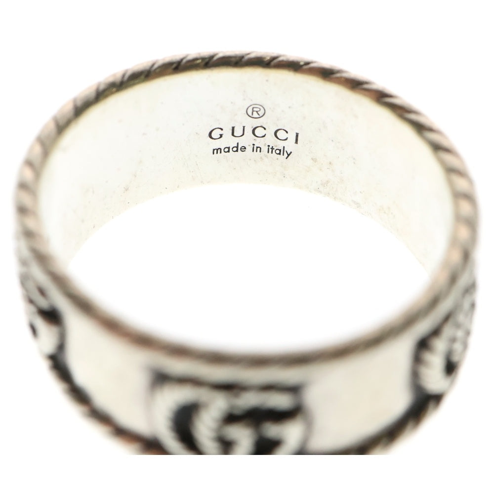 GUCCI(グッチ) ダブルGリング 指輪 627729 シルバー