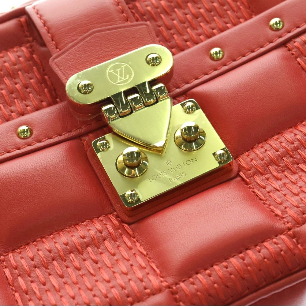 LOUIS VUITTON(ルイヴィトン) TROCA PM M59118 ラムスキン ダミエジャイアントトロカ PM 2WAYショルダーバッグ ピンク