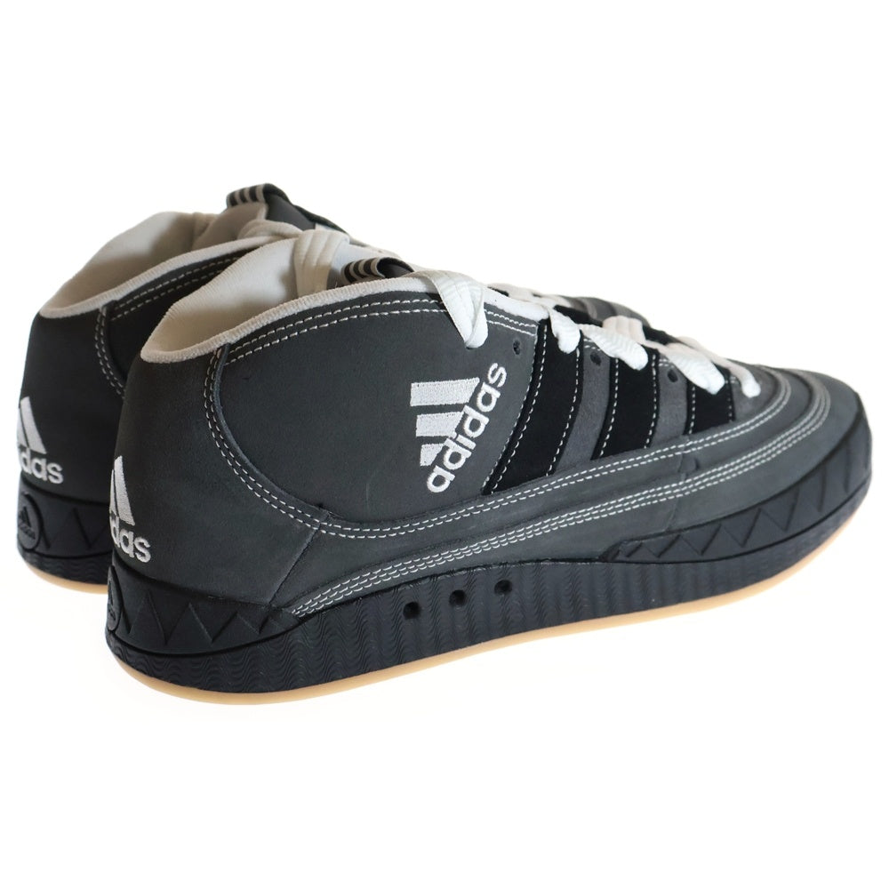 adidas(アディダス) ×YNUK ADIMATIC MID CORE BLACK IE2174 アディマティック コアブラック ミッドカットスニーカー ブラック/グレー US9/27.0cm