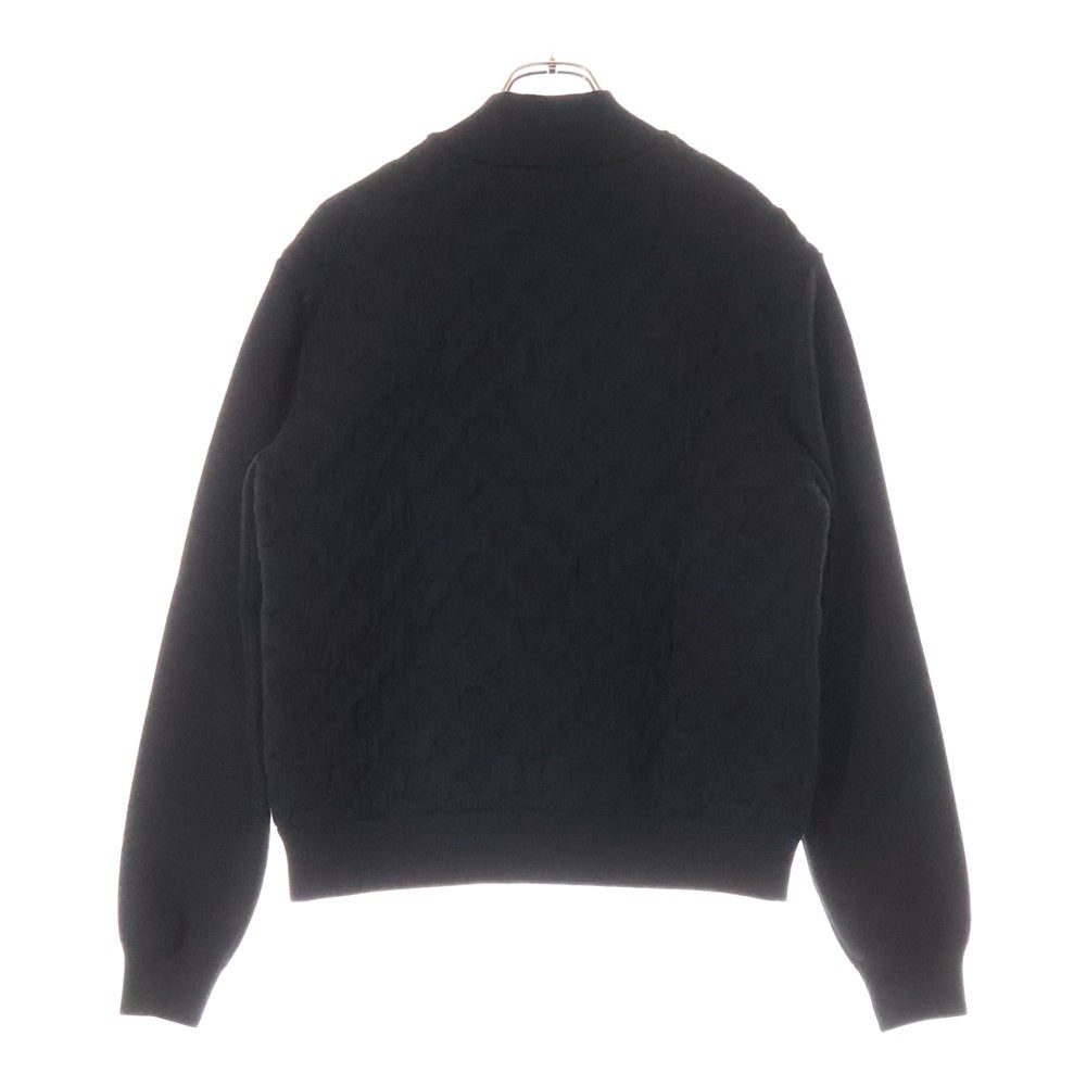 LOUIS VUITTON(ルイヴィトン) 25SS Monogram Padded Wool Blend Bomber Jacket 1AGJV7 モノグラム ウールボンバージャケット ブラック