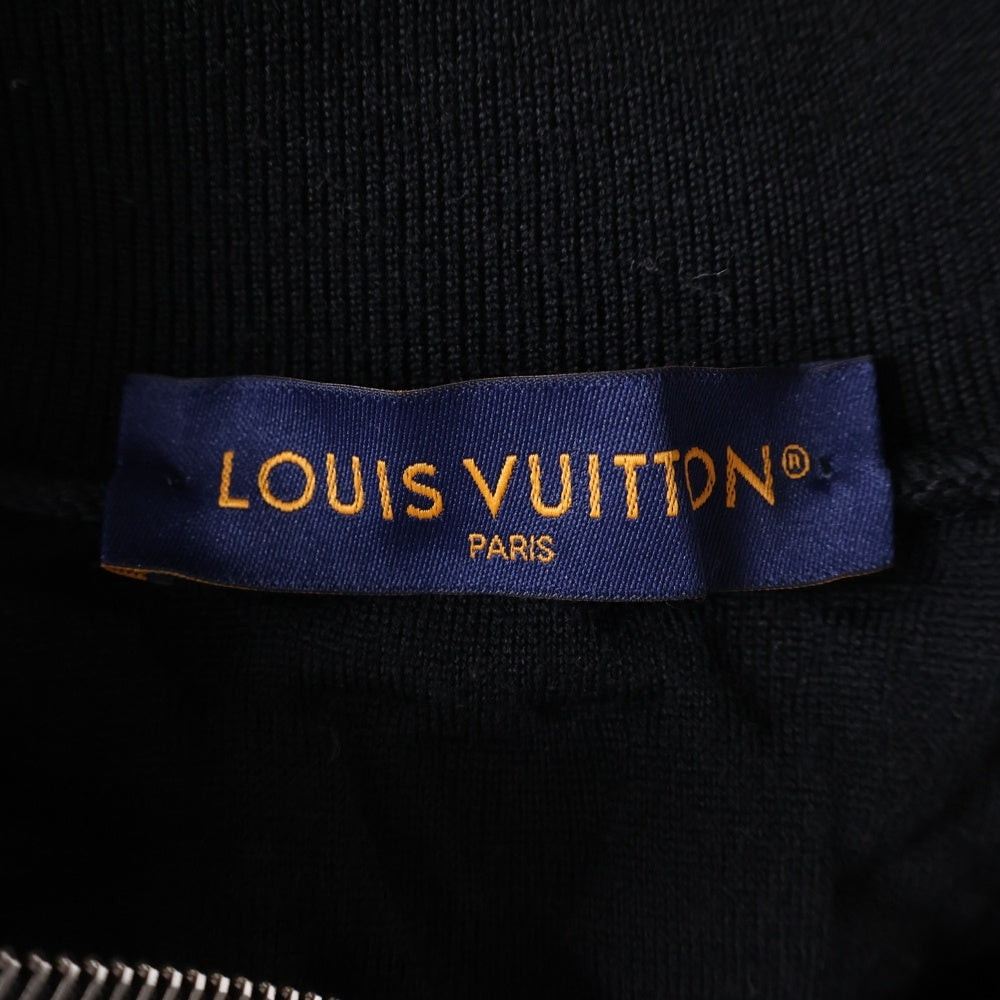 LOUIS VUITTON(ルイヴィトン) 25SS Monogram Padded Wool Blend Bomber Jacket 1AGJV7 モノグラム ウールボンバージャケット ブラック