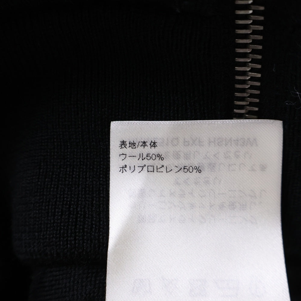 LOUIS VUITTON(ルイヴィトン) 25SS Monogram Padded Wool Blend Bomber Jacket 1AGJV7 モノグラム ウールボンバージャケット ブラック