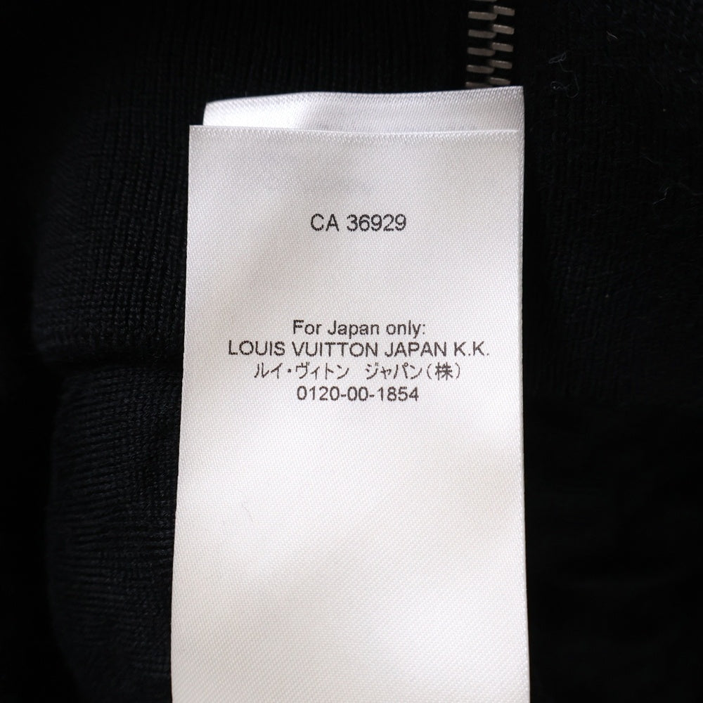 LOUIS VUITTON(ルイヴィトン) 25SS Monogram Padded Wool Blend Bomber Jacket 1AGJV7 モノグラム ウールボンバージャケット ブラック