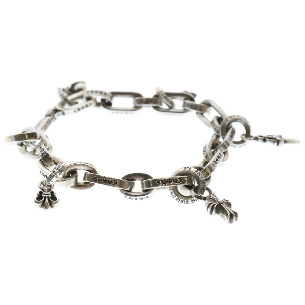 CHROME HEARTS(クロムハーツ) PAPER E CHAIN ペーパー Eチェーン マルチモチーフシルバーブレスレット