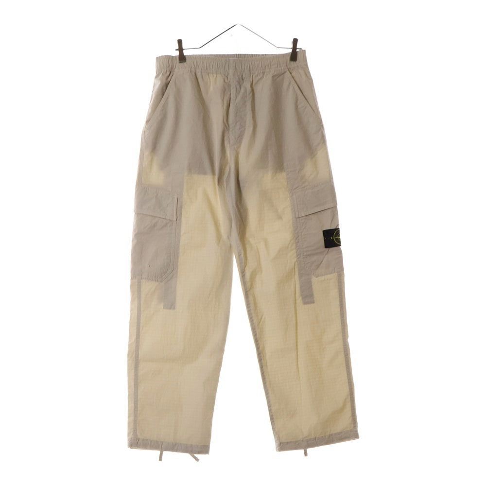 STONE ISLAND(ストーンアイランド) リップストップ TC ルーズフィット カーゴパンツ ベージュ K1S153100022S0063