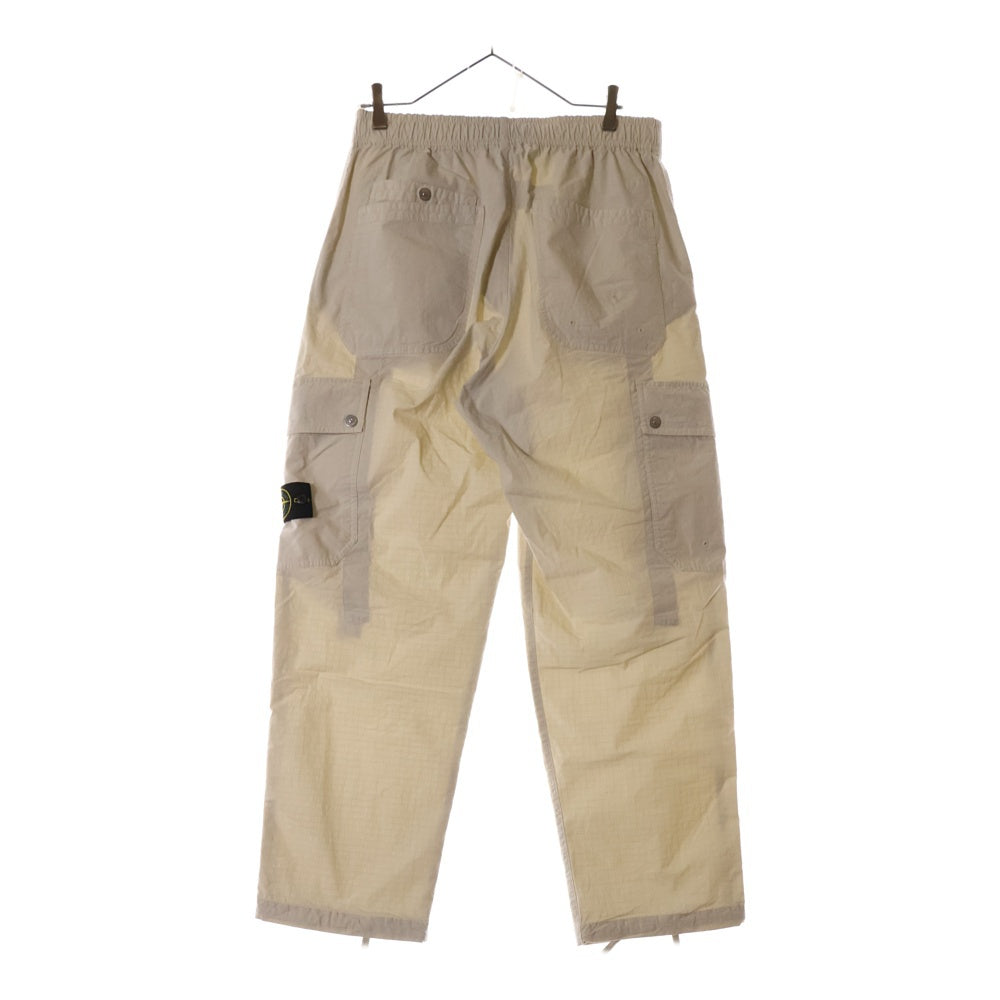 STONE ISLAND(ストーンアイランド) リップストップ TC ルーズフィット カーゴパンツ ベージュ K1S153100022S0063