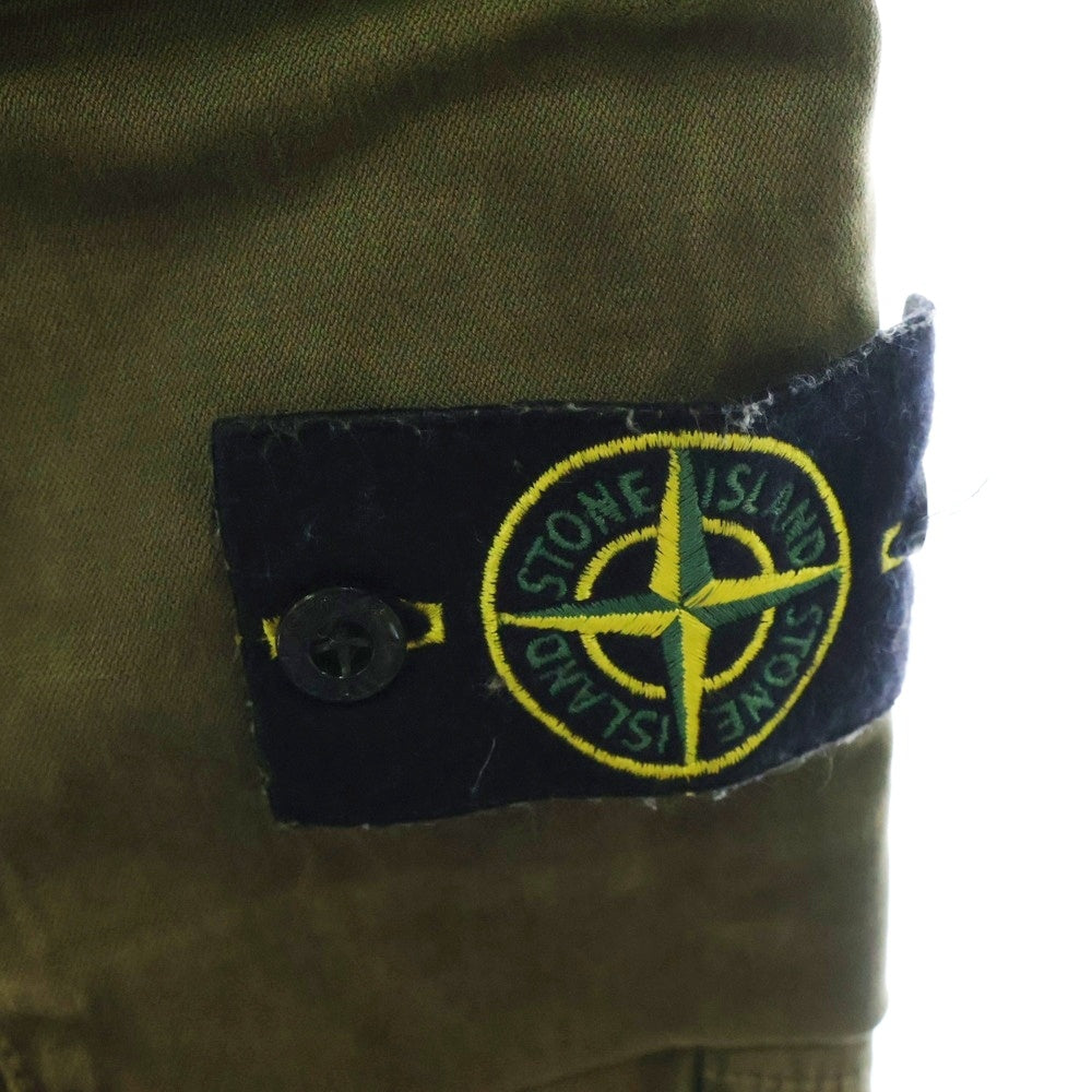 STONE ISLAND(ストーンアイランド) 23AW COMPASS PATCH LOGO CARGO TROUSERS 7915313L1 ロゴパッチ カーゴ トラウザーパンツ カーキ