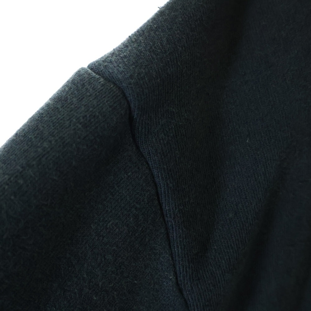 Acne Studios(アクネ ストゥディオズ) 24SS Logo Hoodie Sweater FN-UX-SWEA000020 ダメージ加工 ロゴフーディ スウェットパーカー ブラック
