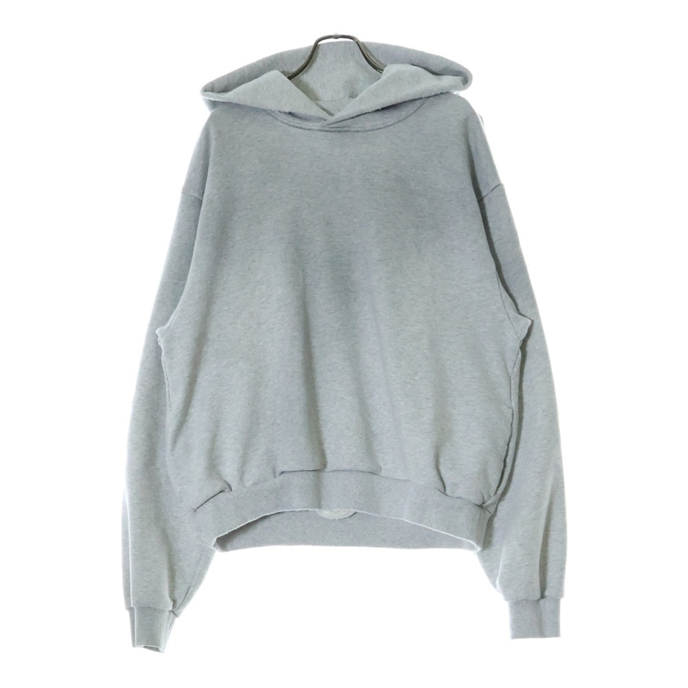 Acne Studios(アクネ ストゥディオズ) Logo Hoodie Sweater FN-UX-SWEA000023 ダメージ加工 ロゴフーディ スウェットパーカー グレー