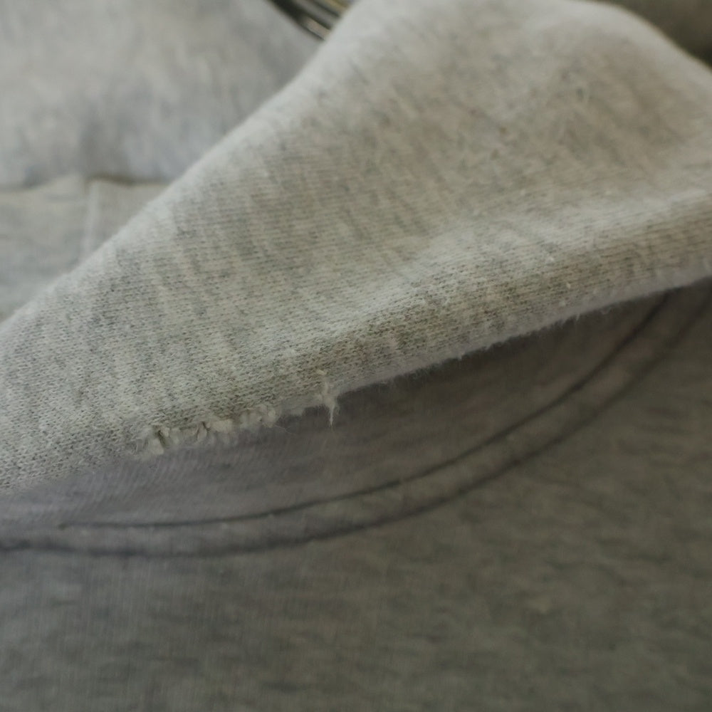 Acne Studios(アクネ ストゥディオズ) Logo Hoodie Sweater FN-UX-SWEA000023 ダメージ加工 ロゴフーディ スウェットパーカー グレー