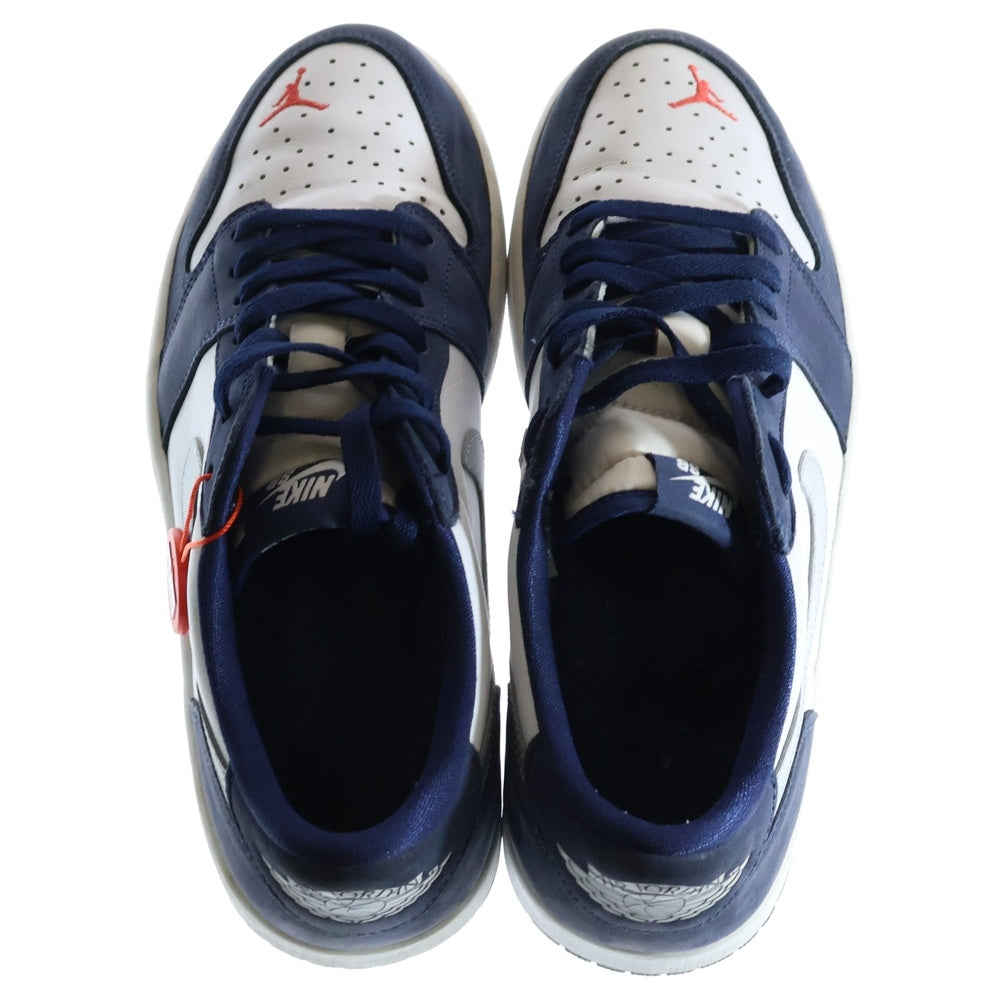 NIKE SB(ナイキエスビー) ×Eric Koston AIR JORDAN 1 LOW QS CJ7891-400 ×エリック コストン エアジョーダン1 ローカットスニーカー ホワイト/ネイビー US9.5/27.5cm