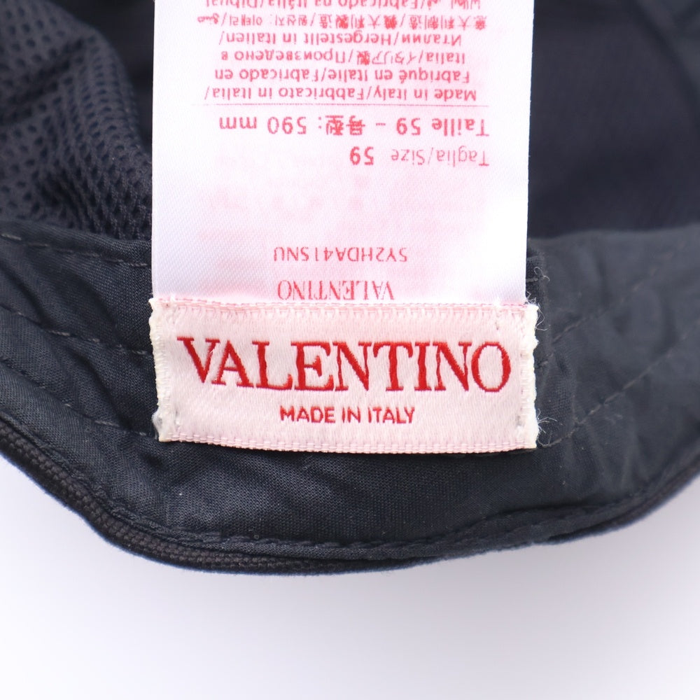 VALENTINO(ヴァレンティノ) ロックスタッズキャップ 帽子 5Y2HDA41SNU ブラック