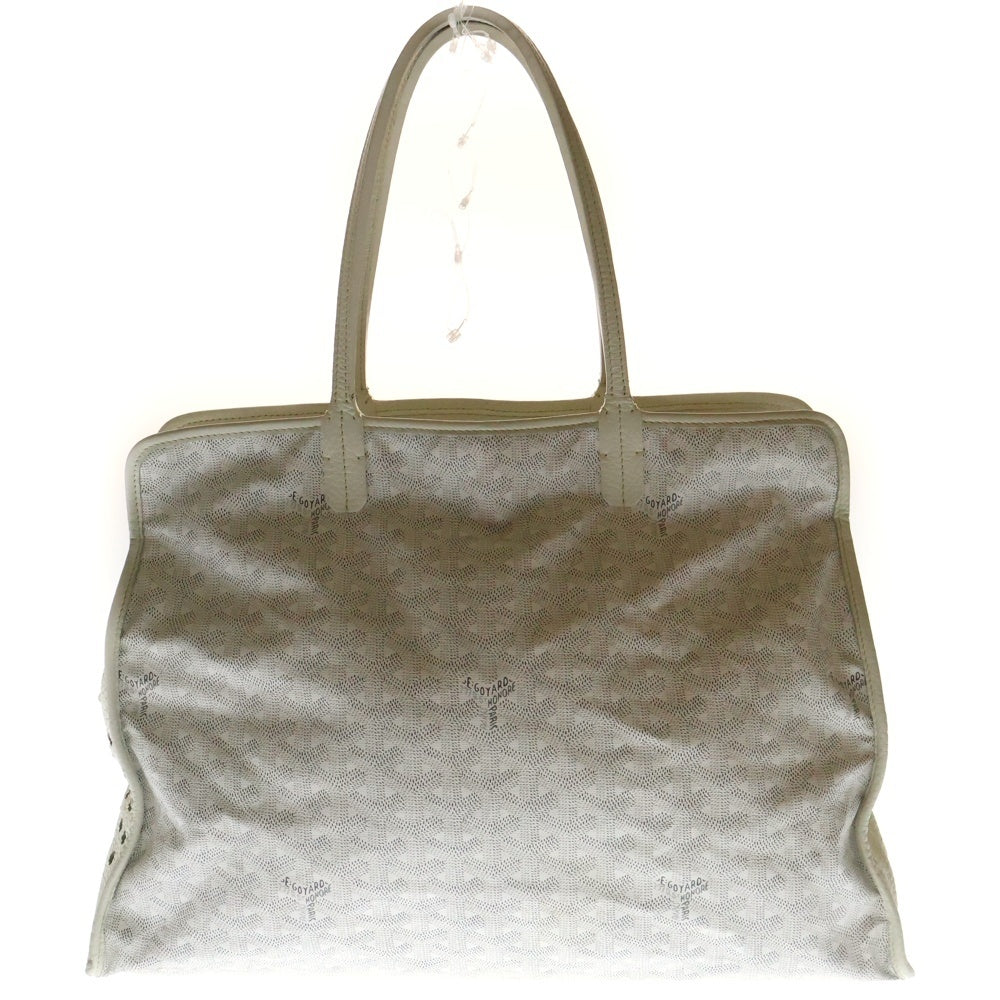 GOYARD(ゴヤール) アーディ PM ヘリボーンレザートートバッグ ホワイト