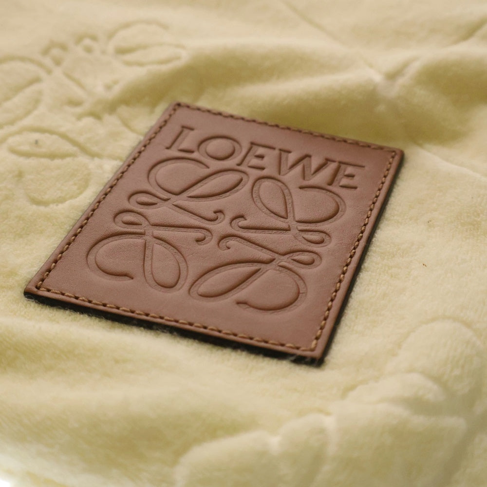 LOEWE(ロエベ) アナグラム コットンタオリング パイルドローストリングポーチ ベージュ