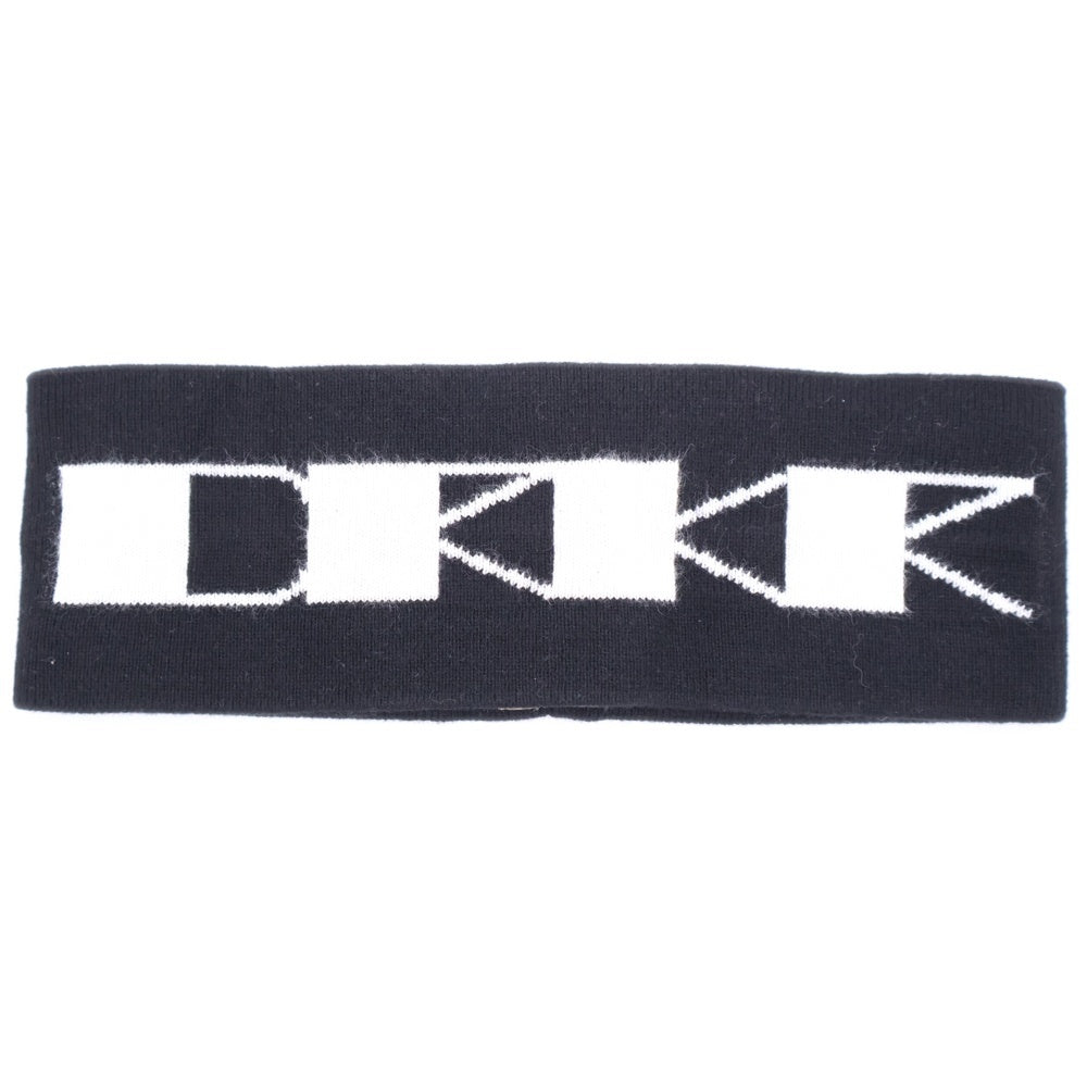 DRKSHDW(ダークシャドウ) DRKR HEADBAND DA01D1480-KP6 ロゴ刺繍ヘアバンド ブラック