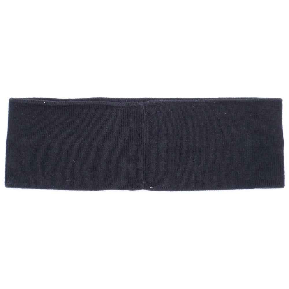 DRKSHDW(ダークシャドウ) DRKR HEADBAND DA01D1480-KP6 ロゴ刺繍ヘアバンド ブラック