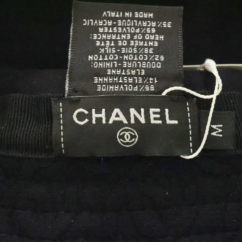 CHANEL(シャネル) 25SS ココマーク ミックスファイバーバケットハット 帽子 AAA955 B20209 UO211 ブラック