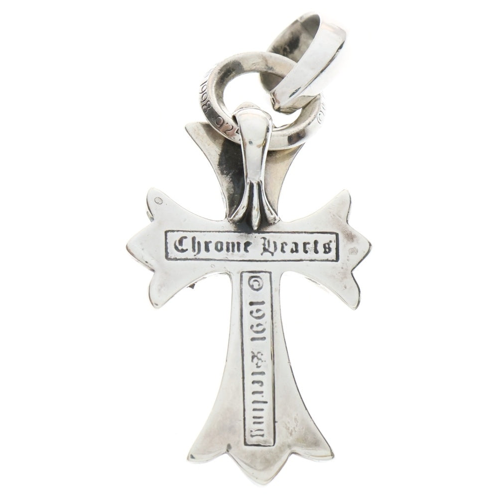 CHROME HEARTS(クロムハーツ) CH CRS SML W/BALE Wベイル スモールCHクロス ペンダントトップ シルバー BCA218