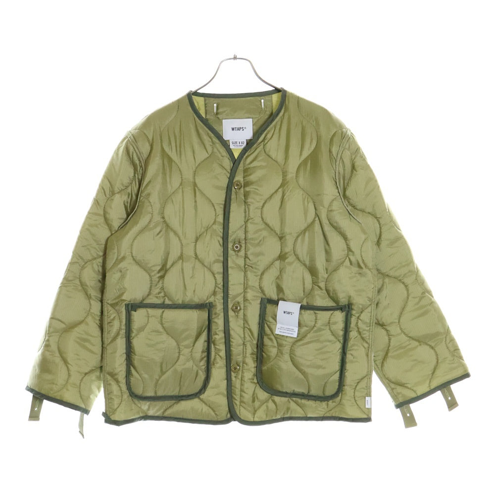 WTAPS(ダブルタップス) 24AW WLJ Jacket Nylon. Ripstop. VV 241CWDT-JKM02 ナイロン リップストップ キルティング ジャケット カーキ