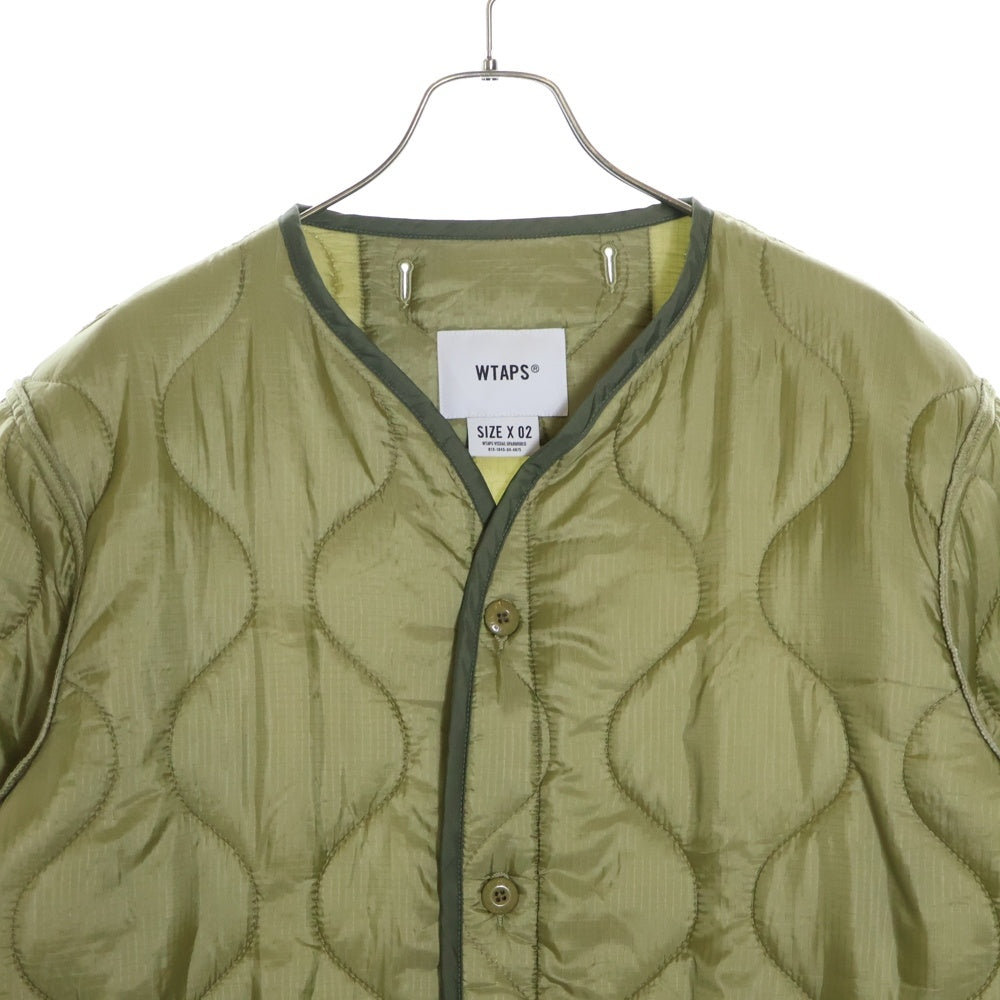 WTAPS(ダブルタップス) 24AW WLJ Jacket Nylon. Ripstop. VV 241CWDT-JKM02 ナイロン リップストップ キルティング ジャケット カーキ