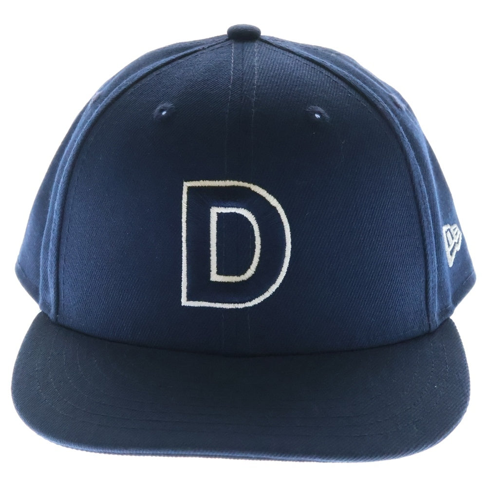 DESCENDANT(ディセンダント) ×NEW ERA Dロゴ刺繍 ベースボールキャップ 帽子 ネイビー