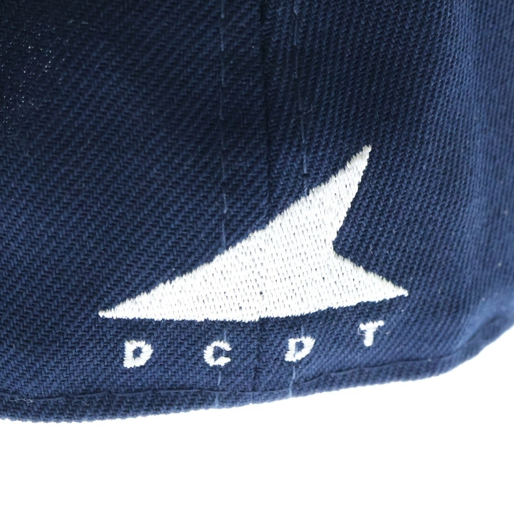 DESCENDANT(ディセンダント) ×NEW ERA Dロゴ刺繍 ベースボールキャップ 帽子 ネイビー