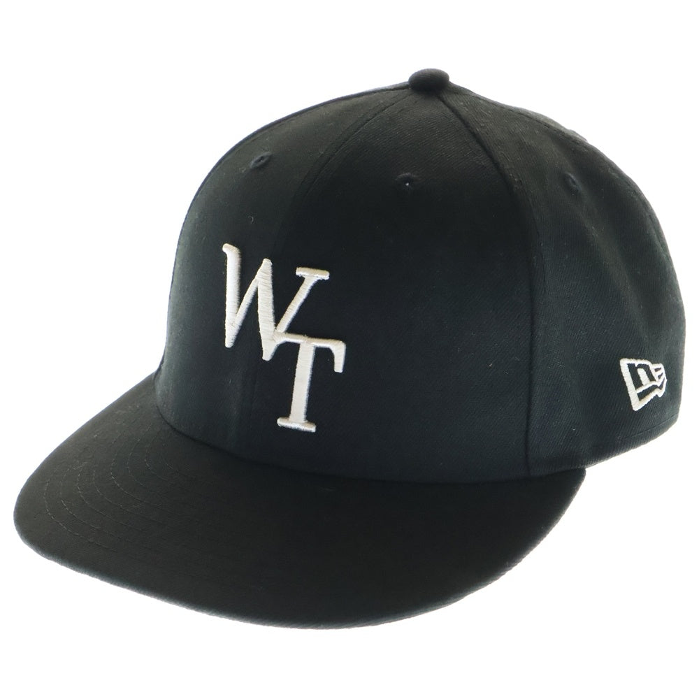 WTAPS(ダブルタップス) ×New Era ニューエラ ロゴ刺繍 ベースボールキャップ 帽子 ブラック