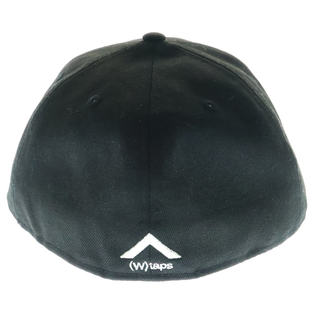 WTAPS(ダブルタップス) ×New Era ニューエラ ロゴ刺繍 ベースボールキャップ 帽子 ブラック